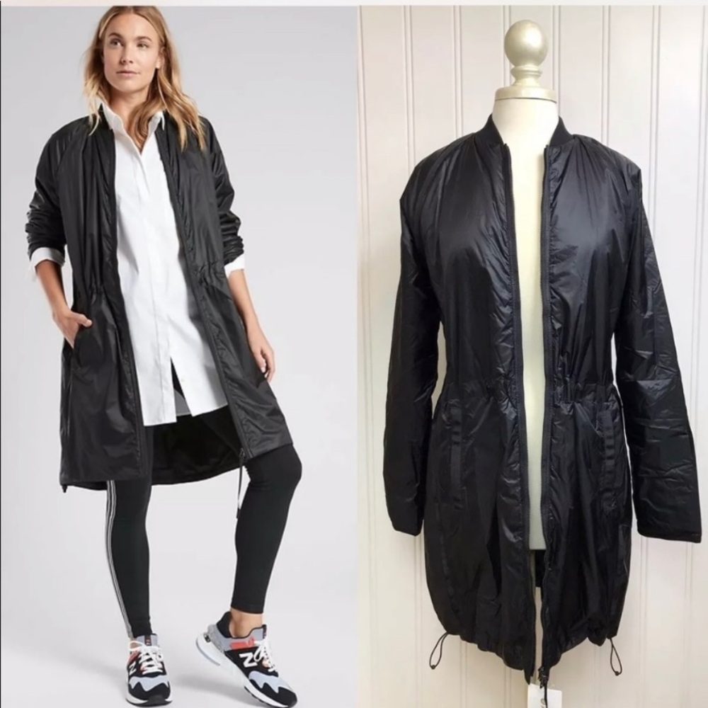 Athleta Black Summit Primaloft Jacket Packable At… - image 1